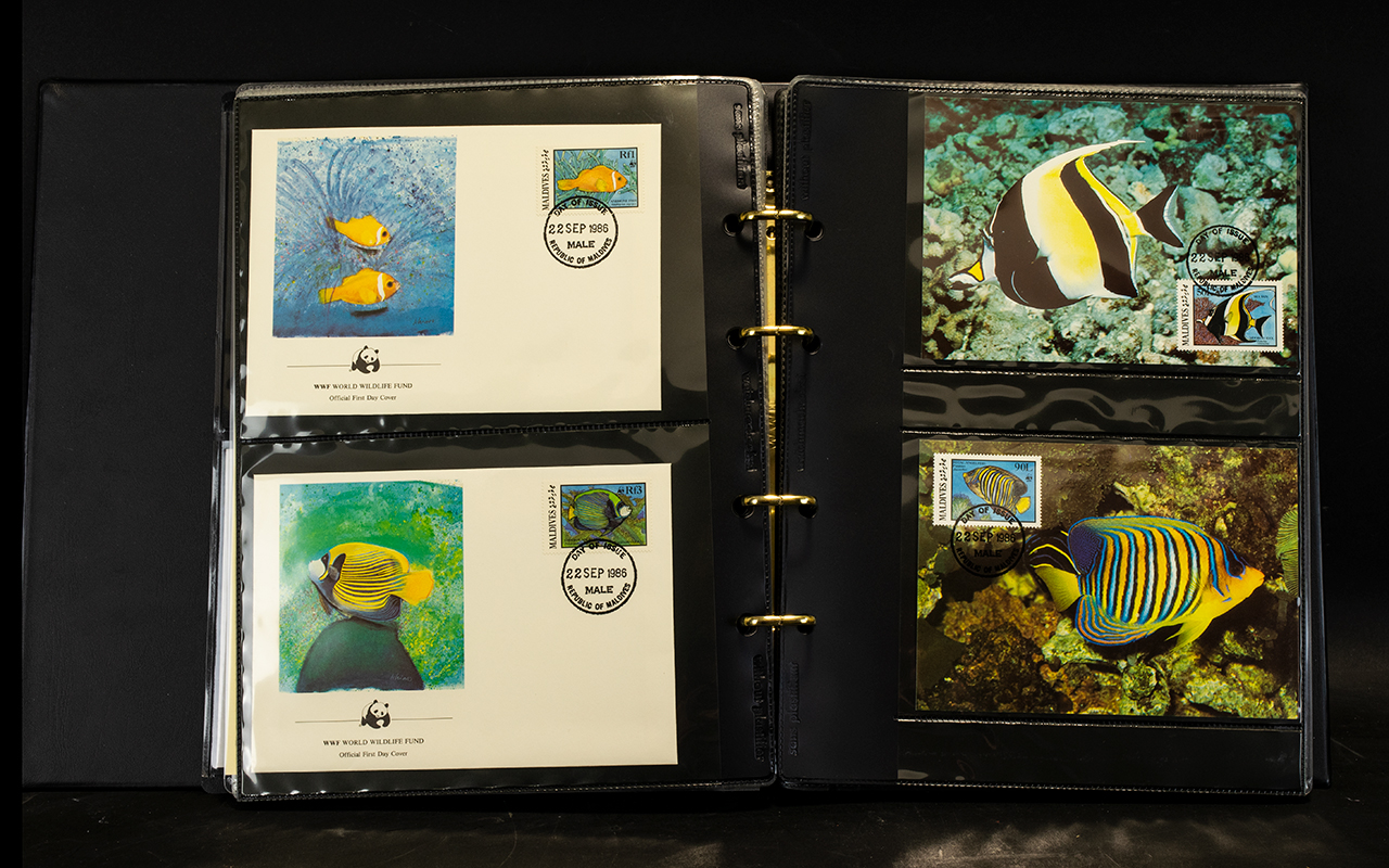 Stamp Interest - Two Stamp Albums and on