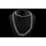 A Long Strand Austrian Crystal Bead Neck