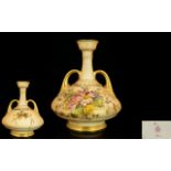 Royal Worcester Blush Ivory Twin Handle