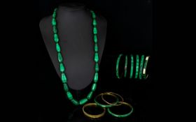 A Collection Of Malachite And Mixed Meta