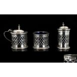 George V Nice Quality 3 Piece Silver Cru