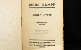 Mein Kampf By Adolf Hitler Unexpurgated