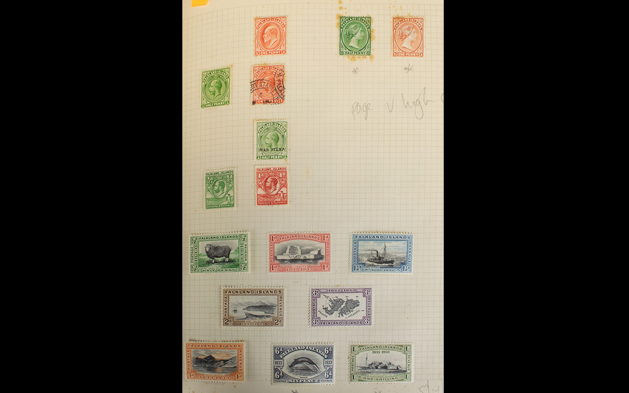 Brown Portland Springback Stamp Album - - Image 4 of 4