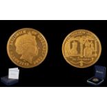 22ct Gold 25 Pounds Proof Coin 2002 Eliz