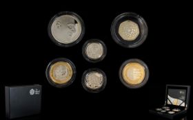 Royal Mint Ltd and Numbered Edition United Kingdom - 2011 silver proof Piedfort coin set.