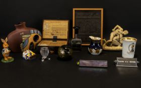 A Mixed Collection Of Oddments And Collectibles To include early 20th century first aid kit,