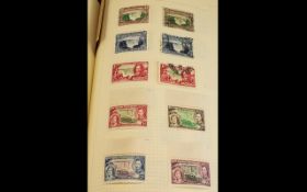 Fabulous Four Spring Back Albums Housing A Collection Of World Stamps.