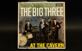 Bob Wooler The Cavern D.J Autograph on E.P. - 'The Big Three at the Cavern.