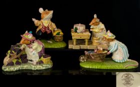 Royal Doulton Collection of Brambly Hedge Figures (4) in total 1. Heading Home DBH 48 2.