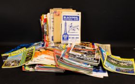 Football Interest - A Large Quantity Of Football Programmes. Some Signed.