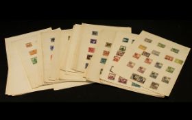 Around 70 Loose Pages Of Commonwealth Stamps None Very Recent And Better Noted For French Colonies,