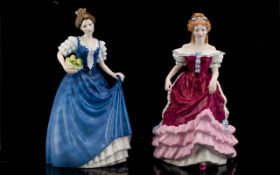 Two Royal Doulton Figures of Ladies comprising Royal Doulton 'Helen' HN 3601 designed by Nada M