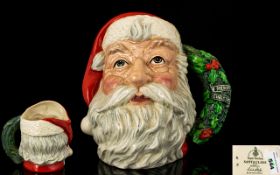 Royal Doulton - Ltd Special Edition Hand Painted Character Jug ' Santa Claus ' Style 5 - Large Size.