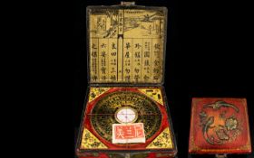 Chinese Boxed Compass.