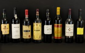 Eight Bottles Of Wine To Include Chateau De Musset 2002, 1998 Campo Viejo, 2003 Pintas,