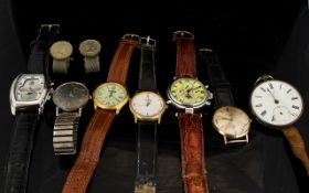 Mixed Lot Of Gents Wristwatches,