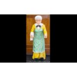 Shop Display Interest Resin Figure In The Form Of An Old Lady Height, 39 inches,