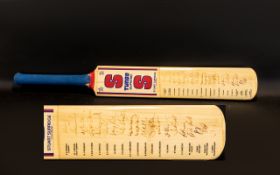 Cricket Interest - Signed Stuart Surridge Turbo Supreme Bat, Full Size.