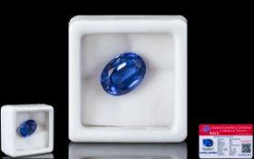 Natural Sapphire Loose Gemstone With GGL Certificate/Report Stating The Sapphire To Be 7.