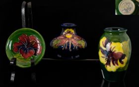 A Small Collection of Moorcroft Tubelined Small Pieces (3) 1.