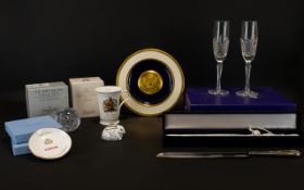 A Mixed Collection Of Boxed Glass And Ceramic Items To include boxed Waterford 'Hope For Abundance'