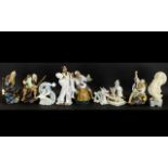 A Collection Of Modern Oriental Ceramics To include various figures including dragon, fisherman,