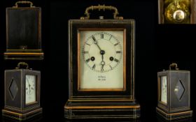 Carcel Jeune 1750 - 1799, Late 18th Century Superb Quality Carriage Clock. c.1780's.