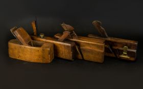 A Collection of Five (5) Vintage Wooden Planes. Five planes of vintage interest.