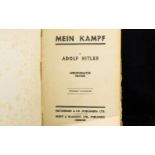 Mein Kampf By Adolf Hitler Unexpurgated Edition Published By Hutchinson & Co. Publishers Ltd. in