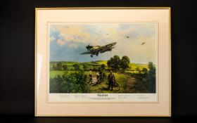 Aeronautic Interest Limited Edition Artist Signed Framed Print 'Piece Of Cake' By Michael Turner No.