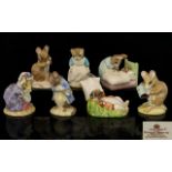 Royal Albert Collection of Beatrix Potter Figures Seven (7) in total. Comprises: 1.