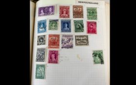 Stamp Interest - Good Senator album with stamps from around the world. Several better noted.
