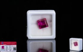 Natural Pink Sapphire Loose Gemstone With GGL Certificate/Report Stating The Sapphire To Be 7.