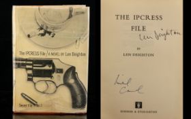 Autograph Interest - Len Deighton And Michael Caine Signed Copy Of 'The Ipcress File' Please See