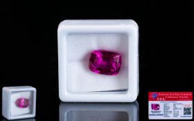 Natural Pink Sapphire Loose Gemstone With GGL Certificate/Report Stating The Sapphire To Be 9.