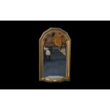 Gilt Frame Bevelled Glass Hall Mirror Height, 35 inches, 25 inches wide, as new condition,