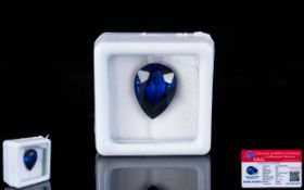 Natural Tanzanite Loose Gemstone With GGL Certificate/Report Stating The Tanzanite To Be 9.