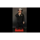 Shop Display Automaton Mid 20th Century animated display model in the form of a gangster in