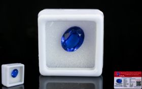 Natural Sapphire Loose Gemstone With GGL Certificate/Report Stating The Sapphire To Be 9.