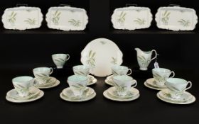 Royal Albert 'Festival' Part Tea Service to include 11 cups, 12 saucers, 12 small sandwich/cake