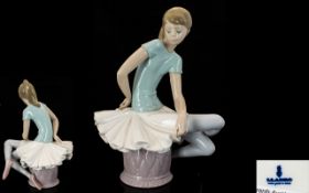 Lladro Porcelain Figure 'Julia' Model 1361. Issued 1978-1993. Height 9'' - 22.5 cm. First