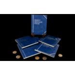 Collection Of Great Britain Coin Folders Mostly filled to include, GB Pennies, 1930 -66,