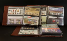 Large Quantity Of Royal Mail Mint Stamps Presentation Packs Eight albums in total to include Royal