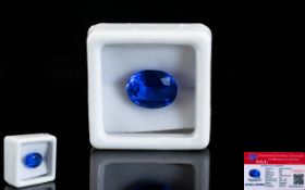 Natural Sapphire Loose Gemstone With GGL Certificate/Report Stating The Sapphire To Be 8.