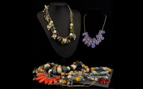 A Quantity Of Laura Ashley Costume Jewellery Eleven items in total, all in good condition,