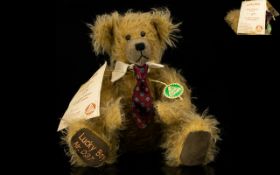 Martin Herman Ltd and Numbered Edition ' Mohair Teddy Bear ' For Adult Collectors.