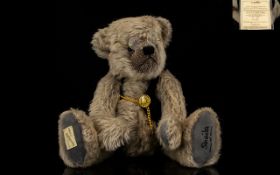 Deans Rag Book Ltd and Numbered Edition Growling Mohair Teddy Bear for Adults - Name ' Old Father