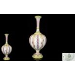 Royal Worcester Hand Painted - Persian Style Vase of Very Pleasing Form and Appearance,