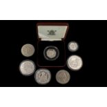 A Small Collection of Royal Mint Silver Proof Coins.