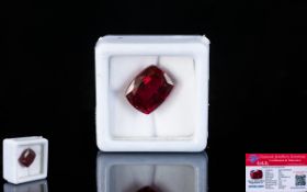 Natural Ruby Loose Gemstone With GGL Certificate/Report Stating The Ruby To Be 10.